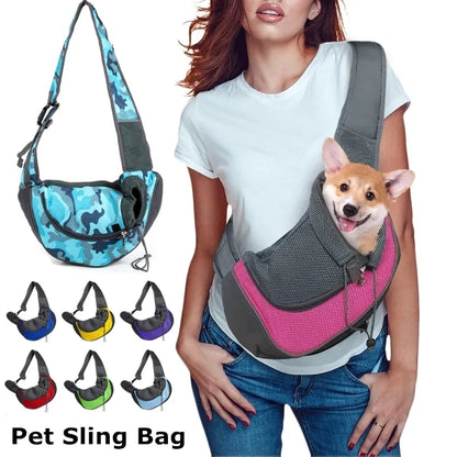 Outdoor Travel Dog Shoulder Sling Handbag